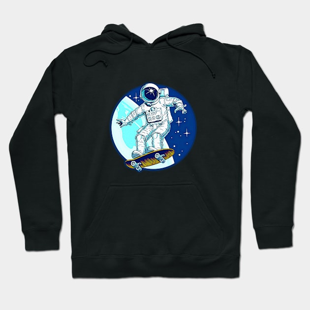 Space Skater Hoodie by HARKO DESIGN